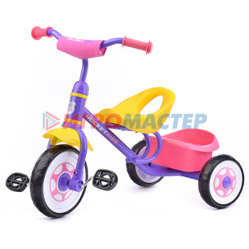Велосипеды 3-х колесные Велосипед трехколесный Rocket, колеса EVA 10&quot;/8&quot;, цвет фиолетовый
