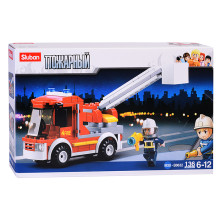 Конструктор M38-B0632 &quot;Пожарная машина с вышкой&quot; (136 дет.)