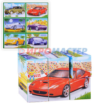 Кубики-картинки Кубики в картинках 21 Модели автомобилей ( из 6-ти штук)