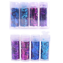 Набор декоративных блесток Glitter Assorti, ассорти 4 вида в комплекте, ПВХ-упаковка. 3 разновидност