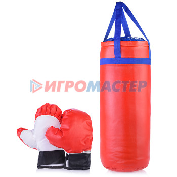 Бокс Детский боксерский набор груша 60*23см, игровые перчатки, в ассортименте