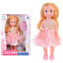 Кукла 500-4 &quot;Даша&quot; в розовом платье, в коробке