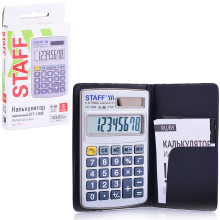 Калькулятор карманный STF-1008 (103x62 мм), 8 разрядов, двойное питание