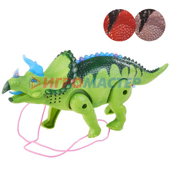 Интерактивные животные, персонажи Динозавр HT9932 на батарейках, в пакете