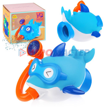 Игрушки для ванны, пластизоль Игрушка для ванны YQ8208-1 &quot;Акула&quot; в коробке