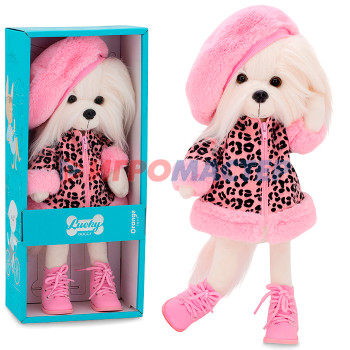 Мягкая игрушка Собачка Lucky Mimi: Mon Amour с каркасом 37, коробка 44 см 