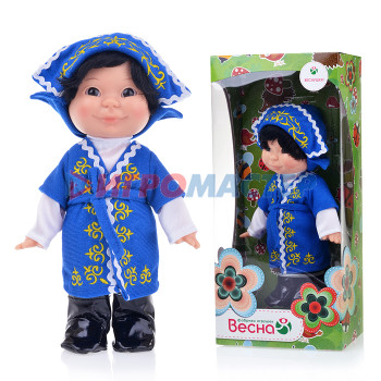 Куклы Кукла Веснушка в казахском костюме (мальчик) 