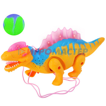 Интерактивные животные, персонажи Динозавр HT9931 на батарейках, в пакете