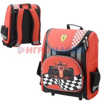 Рюкзаки для начальной и средней школы Ранец Ferrari профилактический (трансформер) с EVA-спинкой 35х31х14