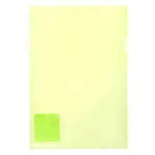 Папка-уголок А4 120 мкр. диагональ, желтый, Classic Lite А4 &quot;Expert Complete&quot;