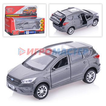 Коллекционные модели Машина металл Ford Kuga 12см, (открыв. двери, серый) инерц, в коробке