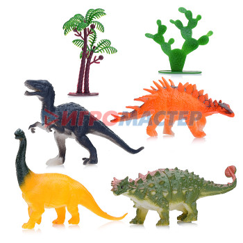 Игрушки для ванны, пластизоль Игрушка пластизоль &quot;Динозавры&quot; 4 шт.  