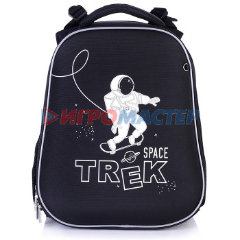Рюкзаки для начальной и средней школы Рюкзак Ergonomic Classic &quot;Space Trek&quot; 37х29х17 см Светится в темноте EVA материал св