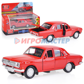 Коллекционные модели Машина металл ГАЗ-2401 Волга, 12см, (открыв. двери, красный) инерц., в коробке