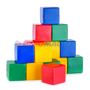 Строительные наборы (пластик) Набор кубики 16 шт, в пленке 