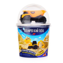 Игрушка для детей &quot;Космический песок&quot; 1 кг в наборе с машинкой-самосвал, песочный