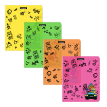 Набор пластиковых обложек Funny Monsters для тетрадей и дневников, 212х347мм, 80 мкм