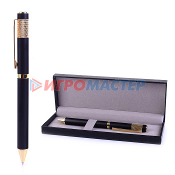 Ручки подарочные Ручка шариковая с поворотным механизмом Fortis G, синяя, пулевидный пиш.узел 0,7 мм, сменный стержен