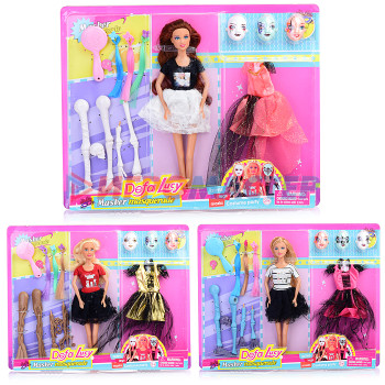 Куклы аналоги Барби Кукла 8411 с аксессурами, в коробке