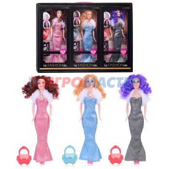 Куклы аналоги Барби Кукла 4520-2 &quot;Модель&quot; с сумочкой, в ассортименте, в коробке