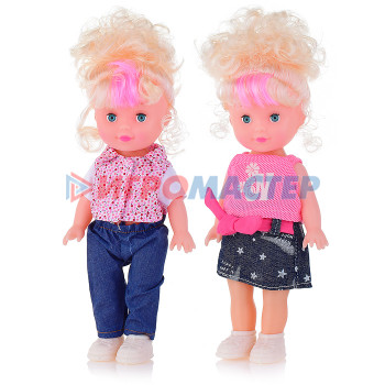 Куклы Кукла P8838-A-PVC &quot;Радочка&quot; с розовой челкой, в пакете