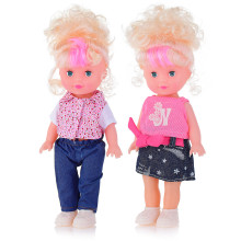 Кукла P8838-A-PVC &quot;Радочка&quot; с розовой челкой, в пакете