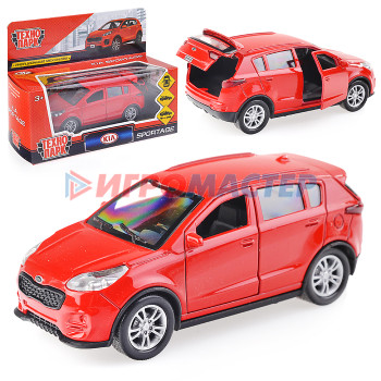 Коллекционные модели Машина металл. Kia Sportage 12см,(открыв. двери, красный) инерц., в коробке