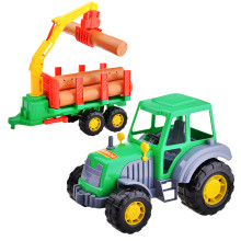 Алтай трактор с полуприцепом-лесовоз