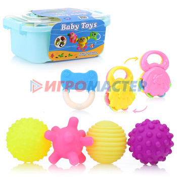 Игрушки для ванны, пластизоль Набор игрушек для купания KL-700 в чемодане