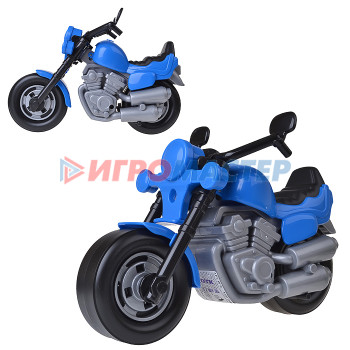 Транспорт и спецтехника б/механизмов (пластик) Мотоцикл гоночный Байк