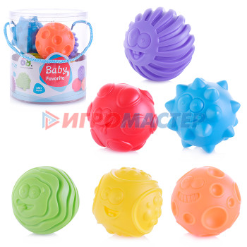 Игрушки для ванны, пластизоль Набор игрушек для ванны 628-3 (6 шт.) в тубусе