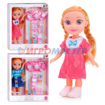 Куклы Кукла Леночка XH2023C (с чайным набором) в коробке