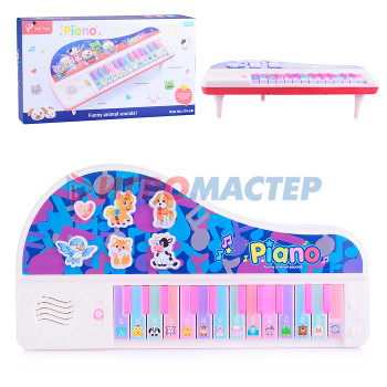 Клавишные инструменты Пианино 780-1 на батарейках, в коробке