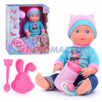 Куклы, пупсы интерактивные, функциональные Пупс YL2209R с аксессуарами, в коробке
