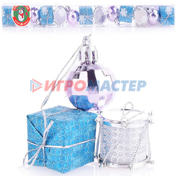 Ёлочные игрушки, шары Набор новогодних украшений S1017 в коробке