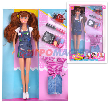 Куклы аналоги Барби Кукла 8416 с аксесуарами, в коробке