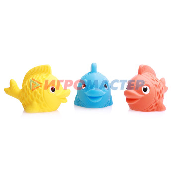 Игрушки для ванны, пластизоль Набор Рыбки