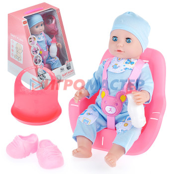 Куклы, пупсы интерактивные, функциональные Пупс QH3011-6 с аксессуарами, в коробке