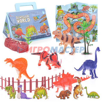 Наборы животных ПВХ Набор динозавров BY168-42 в коробке