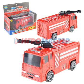 Транспорт и спецтехника электрифицированные Машина YY2020-11 &quot;Пожарная&quot; в коробке