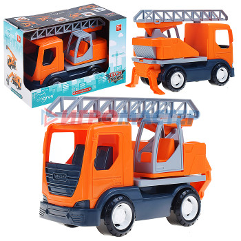 Транспорт и спецтехника б/механизмов (пластик) Авто &quot;Tech Truck&quot; пожарная в коробке 