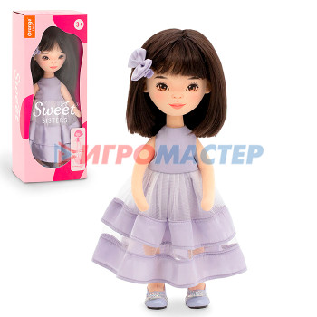 Куклы мягконабивные Кукла Lilu в фиолетовом платье 32, Серия: Вечерний шик 