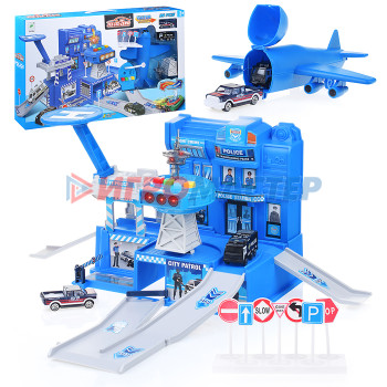 Воздушный транспорт Игровой набор 660-A295 &quot;Аэропорт&quot; в коробке (синий)