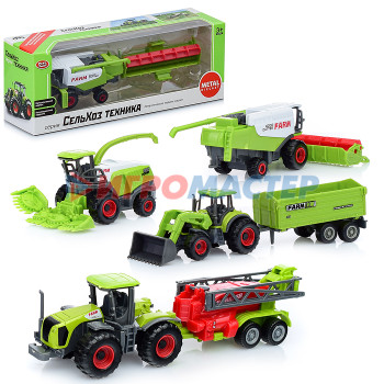 Коллекционные модели Трактор 6662 &quot;Сельхозтехника&quot; с прицепом, в коробке