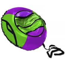 Санки-ватрушка, серия &quot;Спорт&quot; 85см. фиолетовый-зеленый