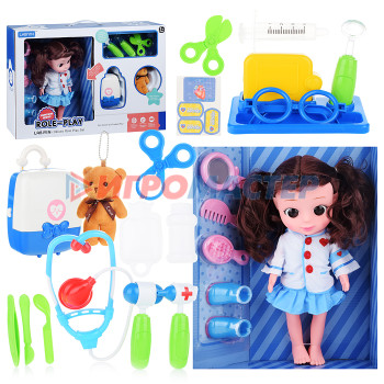 Куклы Кукла 339-5C с набором доктора, в коробке