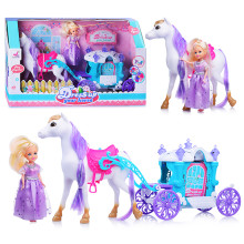 Карета 5506 &quot;Сказка&quot; с лошадкой и куклой, в коробке