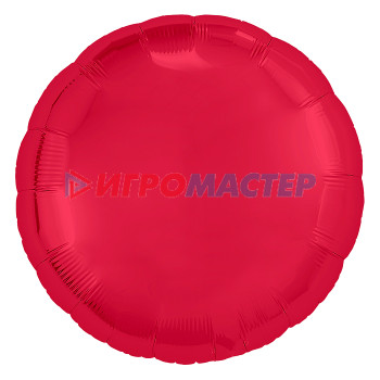 Надувные шары Шар надувной, Круг 30&#039;/ 75 см / красный