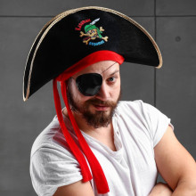 Шляпа пирата «Капитан пиратов», р-р 56-58