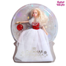 HAPPY VALLEY Кукла "Снежная принцесса" с аксессуаром, красно-белое платье
